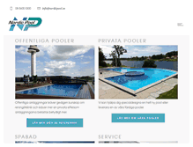 Tablet Screenshot of nordicpool.se